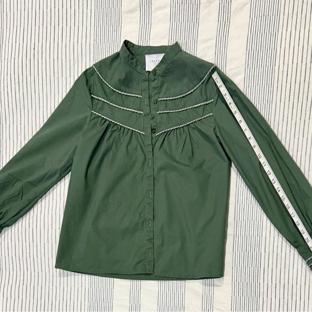 The Shirt by Rochelle Behrens - Green Blouse